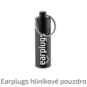 Earplugs hliníkové pouzdro